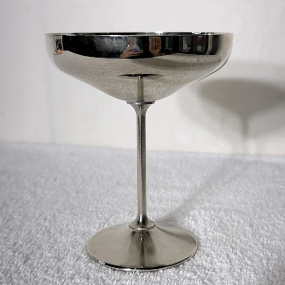 Vintage E.P. Brass Martini Glass - Picture 1 of 12